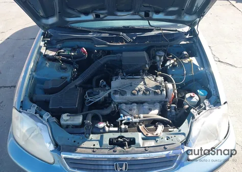 2000 Honda Civic Value Package z USA, uszkodzony, nr VIN 2HGEJ6611YH572404